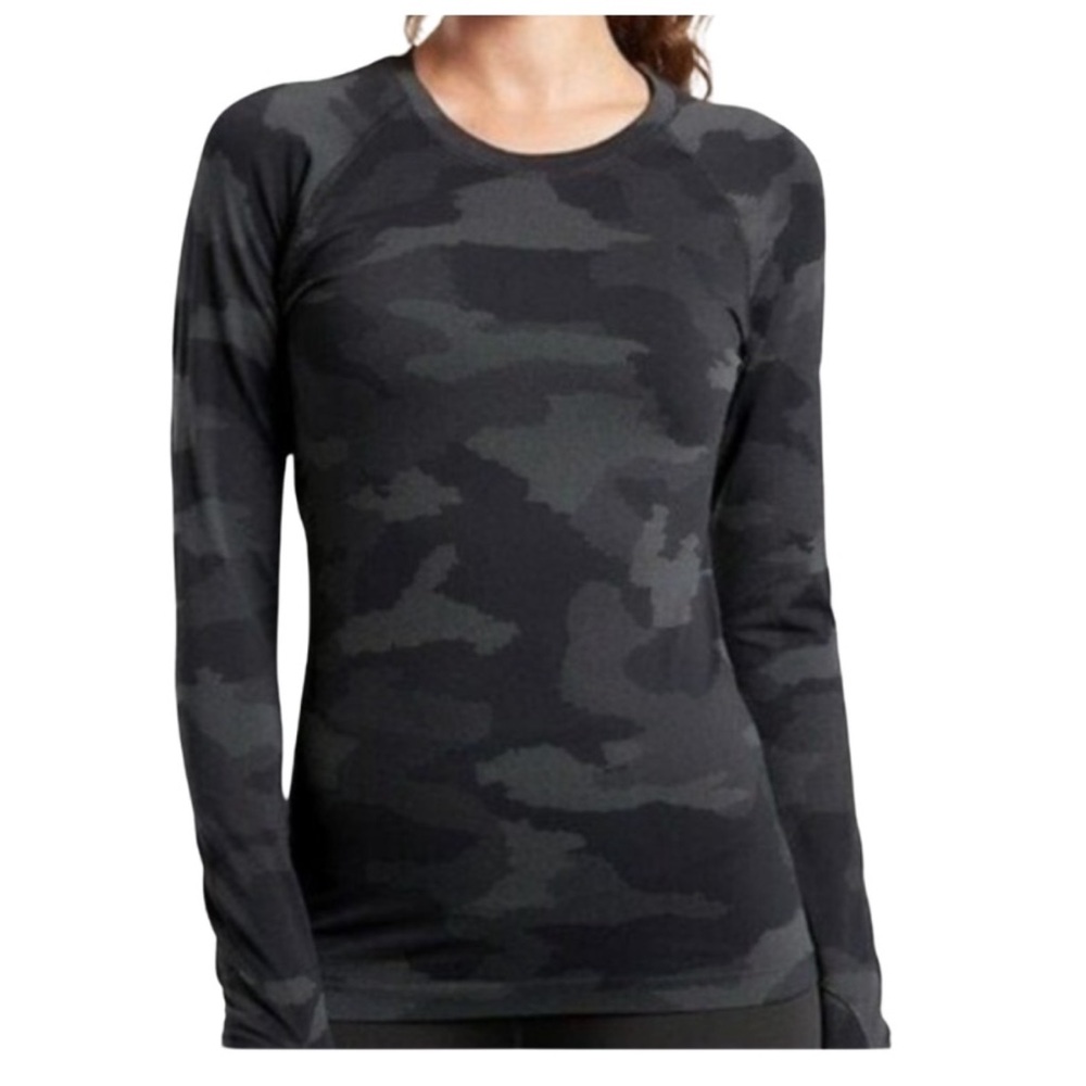 Athleta Speedlight Camo Top